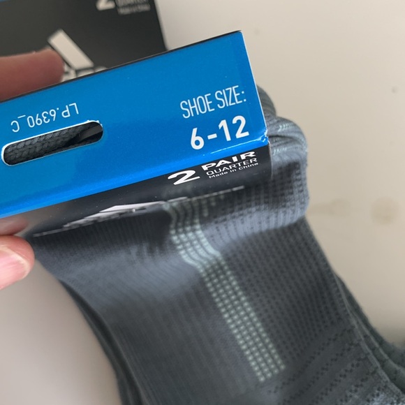 Adidas performance quarter socks 2pair - Picture 5 of 6